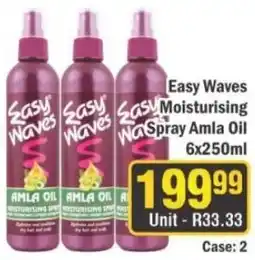 J&E Cash and Carry Easy Waves Moisturising Spray Amla Oil offer