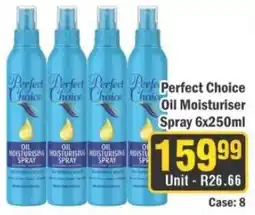 J&E Cash and Carry Perfect Choice Oil Moisturiser Spray offer