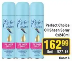 J&E Cash and Carry Perfect Choice Oil Sheen Spray offer