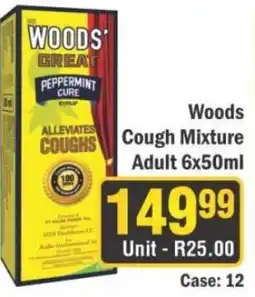 J&E Cash and Carry Woods' Great Peppermint Cure offer