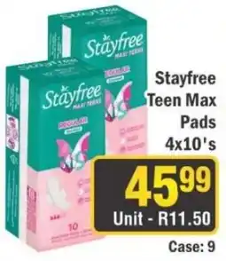 J&E Cash and Carry Stayfree Teen Max Pads offer