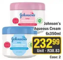 J&E Cash and Carry Johnson's Aqueous Cream offer