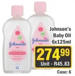 J&E Cash and Carry Johnson's Baby Oil offer