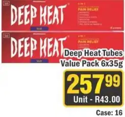 J&E Cash and Carry Deep Heat Tubes offer