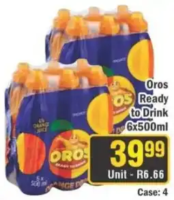 J&E Cash and Carry Oros Ready to Drink Orange Juice offer