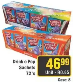 J&E Cash and Carry Drink o Pop Sachets offer