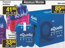 J&E Cash and Carry aQuellé Natural Spring Water Still offer