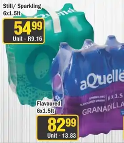 J&E Cash and Carry aQuellé Sparkling offer