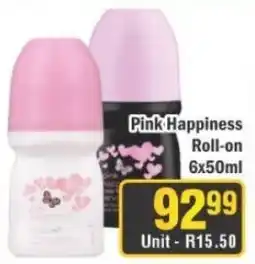 J&E Cash and Carry Pink Happiness Roll-on offer