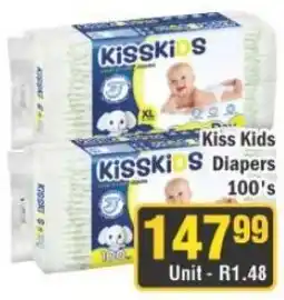 J&E Cash and Carry Kiss Kids Diapers offer