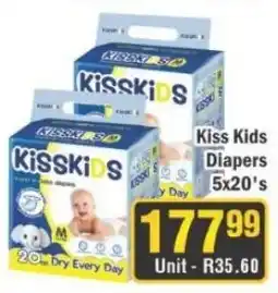 J&E Cash and Carry Kiss Kids Diapers offer