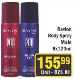 J&E Cash and Carry Revlon Body Spray Male offer