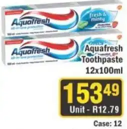 J&E Cash and Carry Aquafresh Toothpaste offer