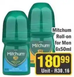 J&E Cash and Carry Mitchum Roll-on for Men offer
