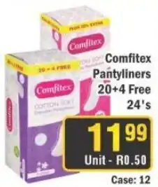 J&E Cash and Carry Comfitex Pantyliners offer