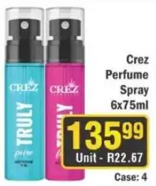J&E Cash and Carry Crez Perfume Spray offer