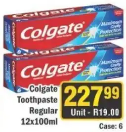 J&E Cash and Carry Colgate Toothpaste Regular offer