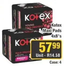 J&E Cash and Carry Kotex Maxi Pads offer