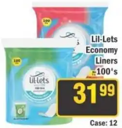 J&E Cash and Carry Lil-Lets Economy Liners 100's offer