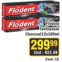 J&E Cash and Carry Flodent Charcoal Toothpaste offer