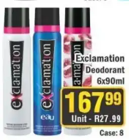 J&E Cash and Carry Exclamation Deodorant offer