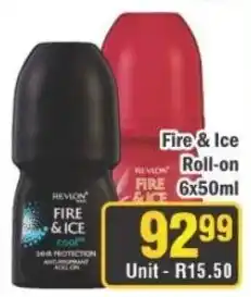 J&E Cash and Carry Revlon Fire & Ice Roll-on offer