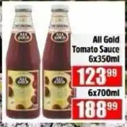 Devland Cash And Carry All Gold Tomato Sauce offer