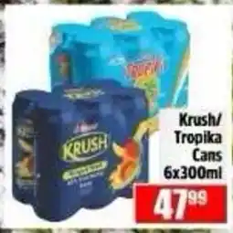 Devland Cash And Carry Krush/ Tropika Cans offer