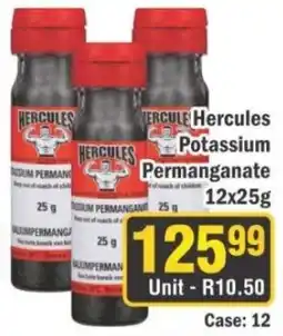 J&E Cash and Carry Hercules Potassium Permanganate offer