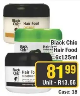 J&E Cash and Carry Black Chic Hair Food offer