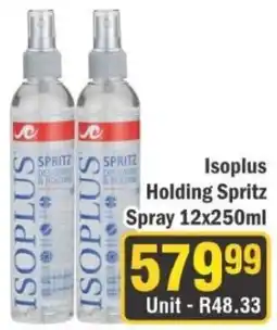 J&E Cash and Carry IsoPlus Holding Spritz Spray offer