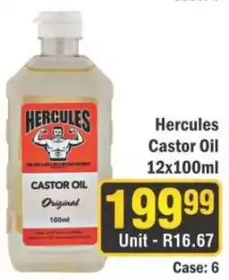 J&E Cash and Carry Hercules Castor Oil offer
