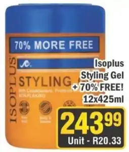 J&E Cash and Carry Isopplus Styling Gel offer