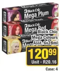 J&E Cash and Carry Black Chic Mega Colours Assorted offer