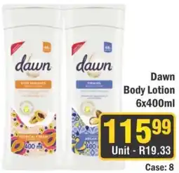 J&E Cash and Carry Dawn Body Lotion offer