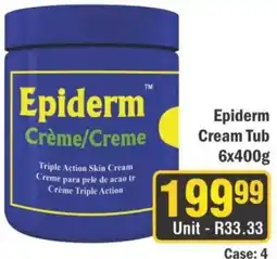 J&E Cash and Carry Epiderm Crème/Creme offer