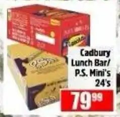 Cadbury Lunch Bar/ P.S. Mini's