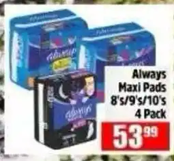 Devland Cash And Carry Always Maxi Pads offer