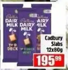Devland Cash And Carry Cadbury Dairy Milk Slabs offer