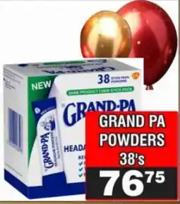 Advance Cash n Carry Grand Pa Powders offer