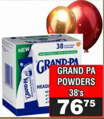 Advance Cash n Carry Grand Pa Powders offer