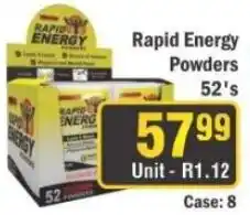 J&E Cash and Carry Rapid Energy Powders 52's offer