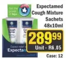 J&E Cash and Carry Expectamed Cough Mixture Sachets offer