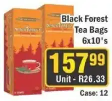 J&E Cash and Carry Black Forest Tea Bags offer