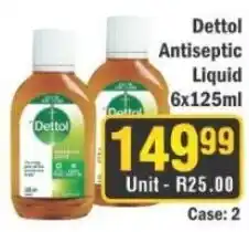 J&E Cash and Carry Dettol Antiseptic Liquid offer