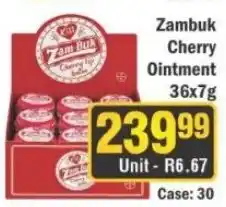 J&E Cash and Carry Zambuk Cherry Ointment offer