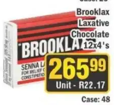 J&E Cash and Carry Brooklax Laxative Chocolate offer