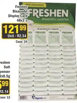 J&E Cash and Carry Freshen Bisacodyl offer