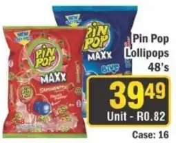 J&E Cash and Carry Pin Pop Lollipops offer