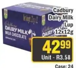 J&E Cash and Carry Cadbury Dairy Milk Lup offer
